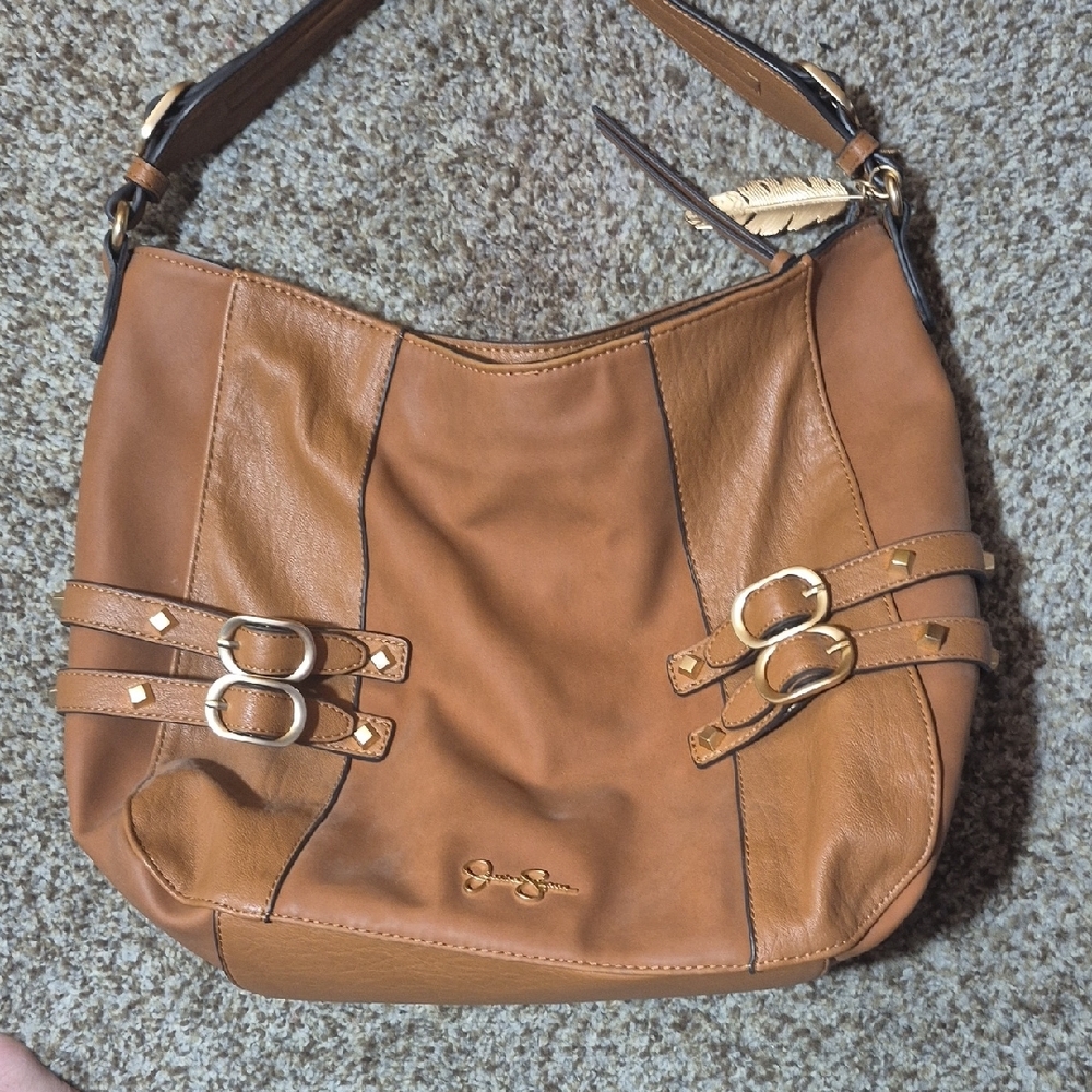 Brown Leather Shoulder Bag
